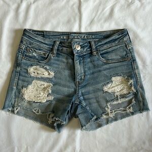 American Eagle Jean Shorts Size 8